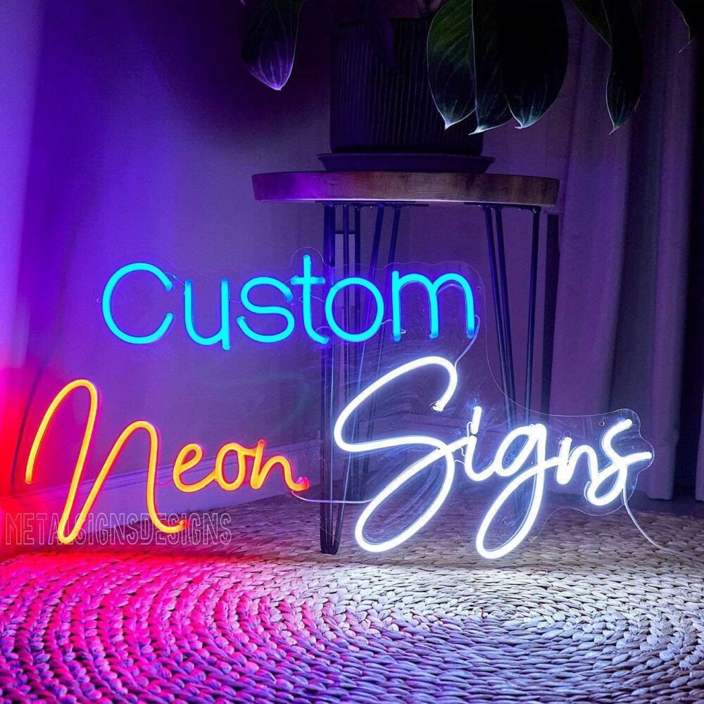 Shop custom led neon sign board – personalized light for shops, rooms & gifts
