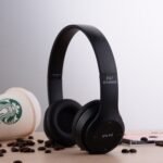 p47 wireless bluetooth foldable headphones with mic