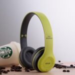p47 wireless bluetooth foldable headphones with mic