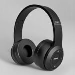 p47 wireless bluetooth foldable headphones with mic