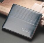premium leather wallet for men – stylish slim bifold gents purse